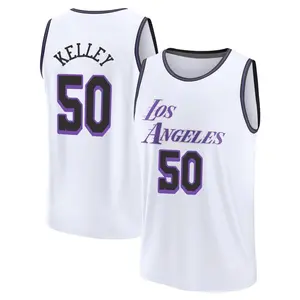 Los Angeles Lakers Fast Break White Kylor Kelley 2022/23 City Edition Jersey - Men's