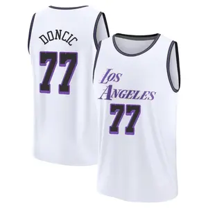 Los Angeles Lakers Fast Break White Luka Doncic 2022/23 City Edition Jersey - Youth