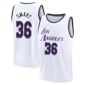 Los Angeles Lakers Fast Break White Marcus Smart 2022/23 City Edition Jersey - Men's