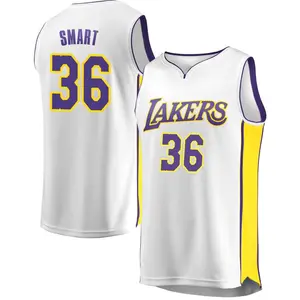 Los Angeles Lakers Fast Break White Marcus Smart Jersey - Association Edition - Men's