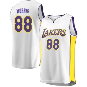Los Angeles Lakers Fast Break White Markieff Morris Jersey - Association Edition - Men's