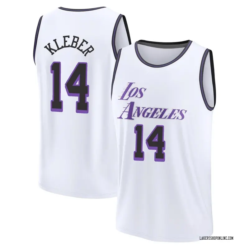 Los Angeles Lakers Fast Break White Maxi Kleber 2022/23 City Edition Jersey - Youth