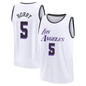 Los Angeles Lakers Fast Break White Robert Horry 2022/23 City Edition Jersey - Youth
