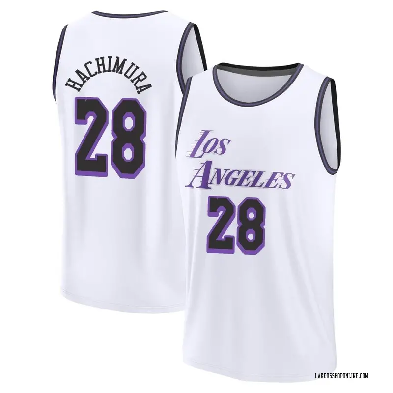 Los Angeles Lakers Fast Break White Rui Hachimura 2022/23 City Edition Jersey - Youth