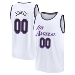 Los Angeles Lakers Fast Break White Tevian Jones 2022/23 City Edition Jersey - Youth