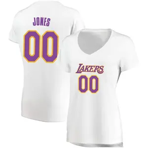 Los Angeles Lakers Fast Break White Tevian Jones Jersey - Association Edition - Women's