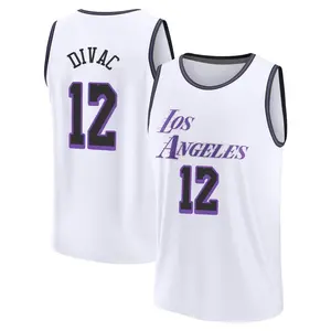 Los Angeles Lakers Fast Break White Vlade Divac 2022/23 City Edition Jersey - Men's