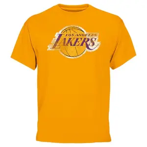 Los Angeles Lakers Gold Big & Tall Team T-Shirt - - Men's