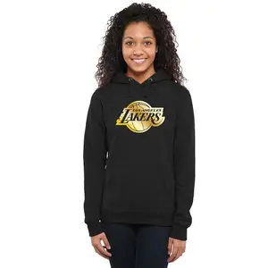 Los Angeles Lakers Gold Collection Ladies Pullover Hoodie - Black - Women's