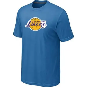 Los Angeles Lakers Light Blue Big & Tall Primary Logo T-Shirt - - Men's