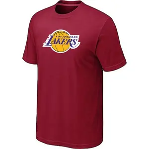 Los Angeles Lakers Red Big & Tall Primary Logo T-Shirt - - Men's