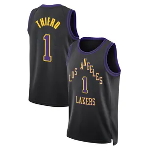 Los Angeles Lakers Swingman Black Adou Thiero 2023/24 City Edition Jersey - Youth