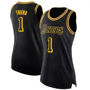 Los Angeles Lakers Swingman Black Adou Thiero Jersey - City Edition - Women's