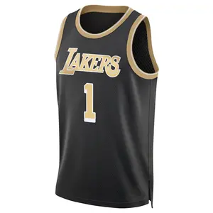 Los Angeles Lakers Swingman Black Adou Thiero Select Series Jersey - Youth
