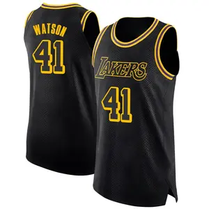 Los Angeles Lakers Swingman Black Anton Watson Jersey - City Edition - Youth