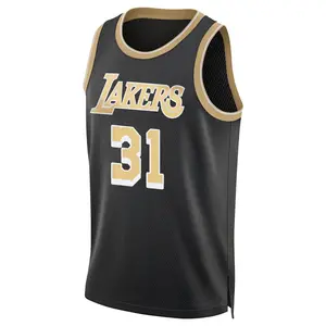 Los Angeles Lakers Swingman Black Augustas Marciulionis Select Series Jersey - Youth