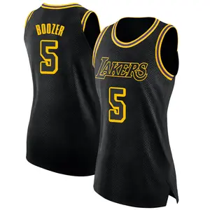 Los Angeles Lakers Swingman Black Carlos Boozer Jersey - City Edition - Women's