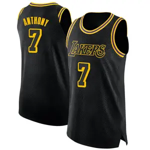 Los Angeles Lakers Swingman Black Carmelo Anthony Jersey - City Edition - Men's