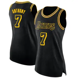 Los Angeles Lakers Swingman Black Carmelo Anthony Jersey - City Edition - Women's