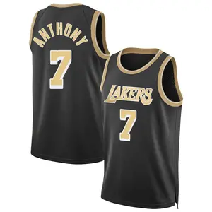 Los Angeles Lakers Swingman Black Carmelo Anthony Select Series Jersey - Men's