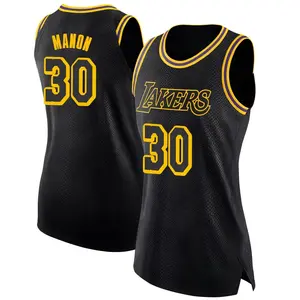 Los Angeles Lakers Swingman Black Chris Manon Jersey - City Edition - Women's