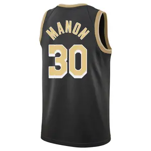 Los Angeles Lakers Swingman Black Chris Manon Select Series Jersey - Men's