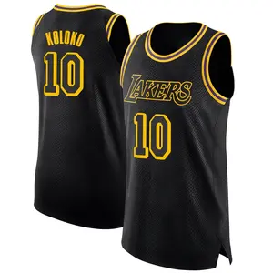 Los Angeles Lakers Swingman Black Christian Koloko Jersey - City Edition - Youth