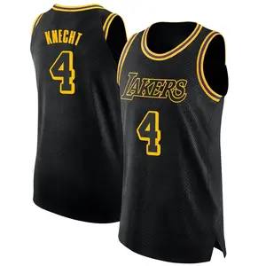Los Angeles Lakers Swingman Black Dalton Knecht Jersey - City Edition - Men's