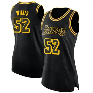 Los Angeles Lakers Swingman Black Jamaal Wilkes Jersey - City Edition - Women's
