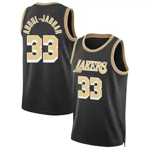 Los Angeles Lakers Swingman Black Kareem Abdul-Jabbar Select Series Jersey - Youth