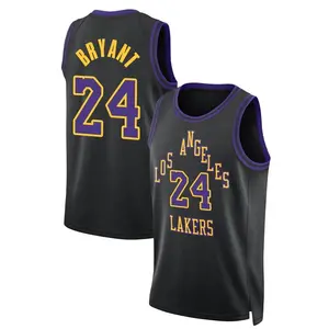 Los Angeles Lakers Swingman Black Kobe Bryant 2023/24 City Edition Jersey - Youth