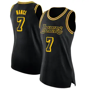 Los Angeles Lakers Swingman Black Larry Nance Jersey - City Edition - Women's