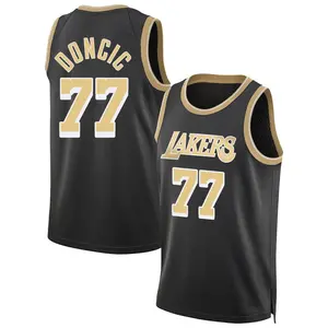 Los Angeles Lakers Swingman Black Luka Doncic Select Series Jersey - Men's