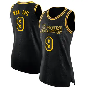 Los Angeles Lakers Swingman Black Nick Van Exel Jersey - City Edition - Women's