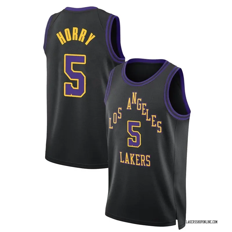 Los Angeles Lakers Swingman Black Robert Horry 2023/24 City Edition Jersey - Men's