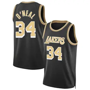 Los Angeles Lakers Swingman Black Shaquille O'Neal Select Series Jersey - Youth