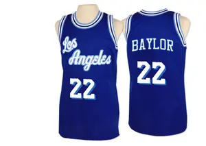 Los Angeles Lakers Swingman Blue Elgin Baylor Throwback Jersey - Men's