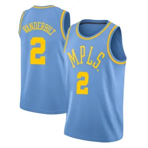Los Angeles Lakers Swingman Blue Jarred Vanderbilt Hardwood Classics Jersey - Men's