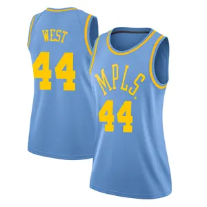 Los Angeles Lakers Swingman Blue Jerry West Hardwood Classics Jersey - Women's