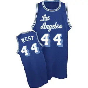 Los Angeles Lakers Swingman Blue Jerry West Throwback Jersey - Men's