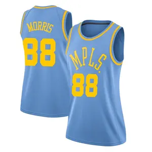 Los Angeles Lakers Swingman Blue Markieff Morris Hardwood Classics Jersey - Women's