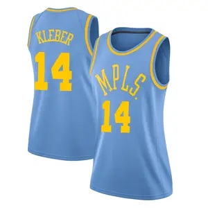 Los Angeles Lakers Swingman Blue Maxi Kleber Hardwood Classics Jersey - Women's