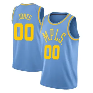 Los Angeles Lakers Swingman Blue Tevian Jones Hardwood Classics Jersey - Youth