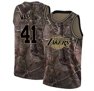 Los Angeles Lakers Swingman Camo Anton Watson Realtree Collection Jersey - Youth