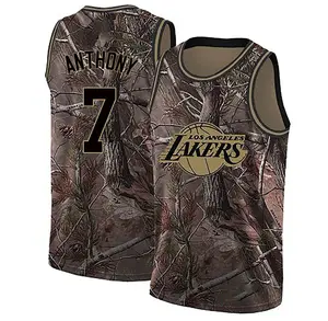 Los Angeles Lakers Swingman Camo Carmelo Anthony Realtree Collection Jersey - Men's