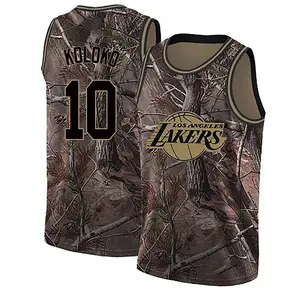 Los Angeles Lakers Swingman Camo Christian Koloko Realtree Collection Jersey - Men's