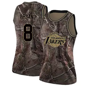 Los Angeles Lakers Swingman Camo Kobe Bryant Realtree Collection Jersey - Women's