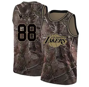 Los Angeles Lakers Swingman Camo Markieff Morris Realtree Collection Jersey - Men's