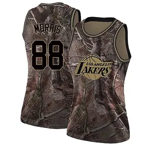 Los Angeles Lakers Swingman Camo Markieff Morris Realtree Collection Jersey - Women's