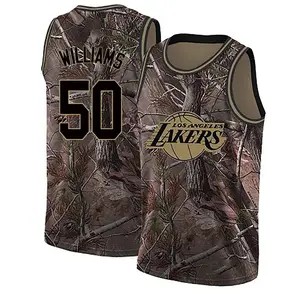 Los Angeles Lakers Swingman Camo Nate Williams Realtree Collection Jersey - Men's